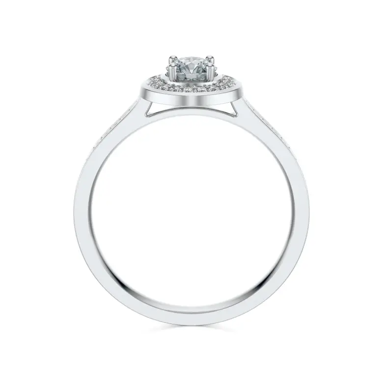 Pierścionek białe złoto z diamentami AJPZ_109